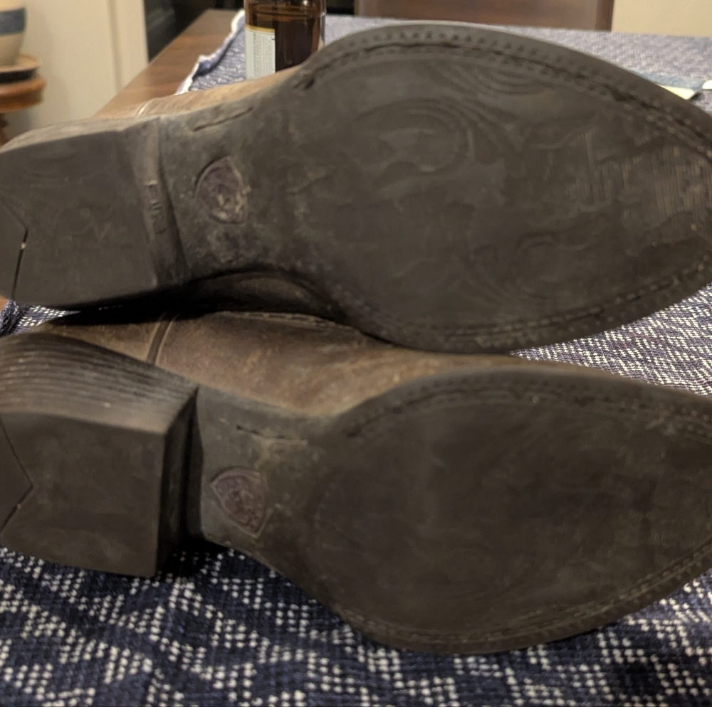 Ariat Brown Women's Western Boots 6B - Picture 5 of 7